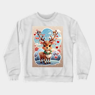 Christmas Reindeer Crewneck Sweatshirt